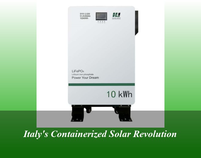 Italy's Containerized Solar Revolution